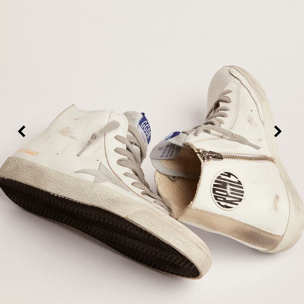White High-Top Sneakers FRANCY GOLDEN GOOSE NEW